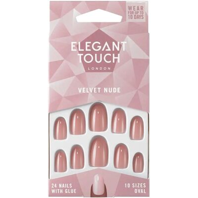 Unghie finte Velvet Nude di Elegant Touch - False Nails Unghie finte Velvet Nude di Elegant Touch - False Nails