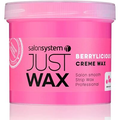 Salon System Berrylicious Creme Wax - 450g - Crepe Wax for All Areas Salon System Berrylicious Creme Wax - 450g - Crepe Wax for All Areas