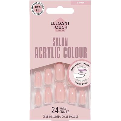 Elegant Touch False Nails Acrylic Luscious Lychee - False Nails Elegant Touch False Nails Acrylic Luscious Lychee - False Nails