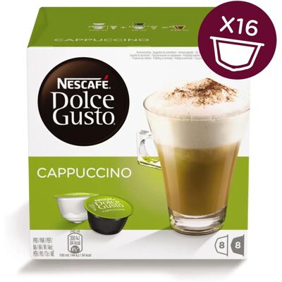 Nescafé Dolce Gusto Cappuccino Kávékapszulák - 8 db Nescafé Dolce Gusto Cappuccino Kávékapszulák - 8 db