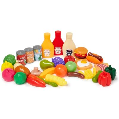 Casdon Play Food Set - 44 Piece Play Food for Children 2+ Casdon Play Food Set - 44 Piece Play Food for Children 2+