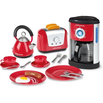 Zestaw kuchenny Morphy Richards - Casdon Czajnik Toster Zabawka Nowy Dla Dzieci Kawa Zestaw kuchenny Morphy Richards - Casdon Czajnik Toster Zabawka Nowy Dla Dzieci Kawa