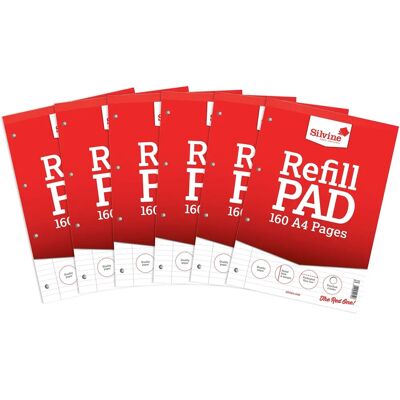 Silvine A4 Refill Pad Feint Margin - 6 Pack Silvine A4 Refill Pad Feint Margin - 6 Pack