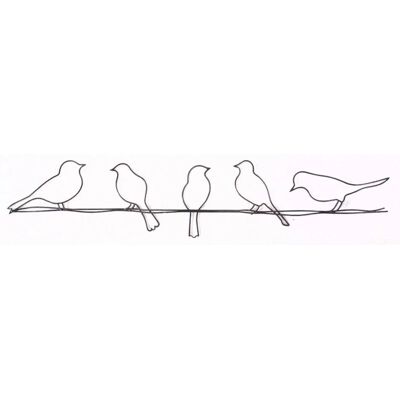 Art For The Home Birds On A Wire Metal Wall Art - Wall Art Art For The Home Birds On A Wire Metal Wall Art - Wall Art