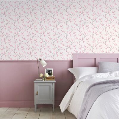 SUPERFRESCO EASY - Bailey - Blumen - rosa - Wallpaper SUPERFRESCO EASY - Bailey - Blumen - rosa - Wallpaper