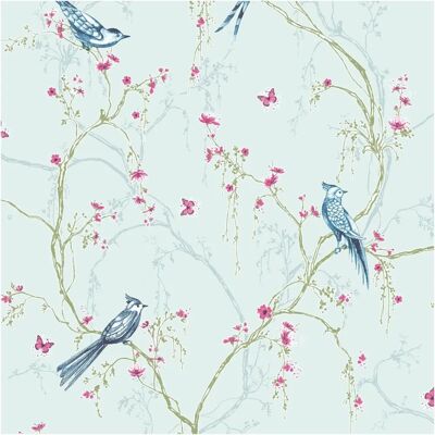 Superfresco Easy Songbird Silhouette Butterfly Wallpaper - Wallcovering Superfresco Easy Songbird Silhouette Butterfly Wallpaper - Wallcovering