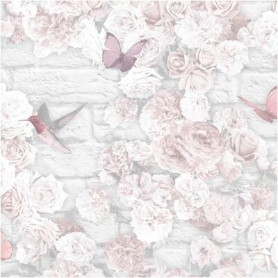 Superfresco Easy Pink Flower Wall Floral Wallpaper - Wallpaper Superfresco Easy Pink Flower Wall Floral Wallpaper - Wallpaper