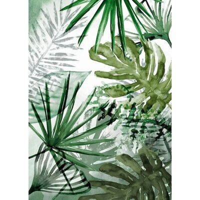 ART FOR THE HOME Palmenmix Wasserdichte Tropische Wandbild - Tapete ART FOR THE HOME Palmenmix Wasserdichte Tropische Wandbild - Tapete