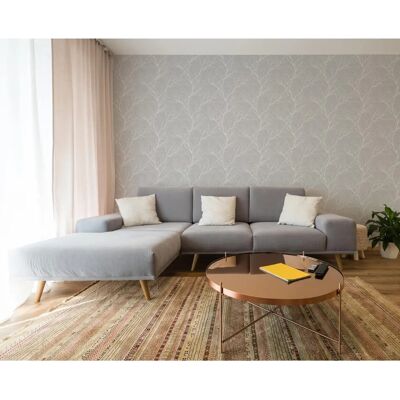 Fresco Winter Tree Wallpaper - Silhouette of branches, Grey, One Size - Wallpaper Fresco Winter Tree Wallpaper - Silhouette of branches, Grey, One Size - Wallpaper