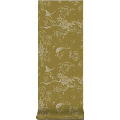 SUPERFRESCO EASY Gaia - Papier Peint Vlies - 10m x 0,52m - Jaune - Publicité SUPERFRESCO EASY Gaia - Papier Peint Vlies - 10m x 0,52m - Jaune - Publicité