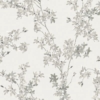 Laura Ashley Forsythia Stahl Wallpaper - Blumen, FSC, 10m Laura Ashley Forsythia Stahl Wallpaper - Blumen, FSC, 10m