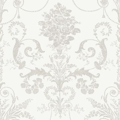 Laura Ashley Josette Taftapete Dove Grey/White - Tapete Laura Ashley Josette Taftapete Dove Grey/White - Tapete