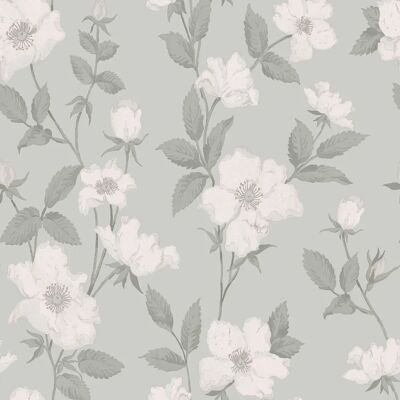 Laura Ashley Fleurir Smoke Green Vliestapete - Tapete, 52 m x 0,53 m Laura Ashley Fleurir Smoke Green Vliestapete - Tapete, 52 m x 0,53 m