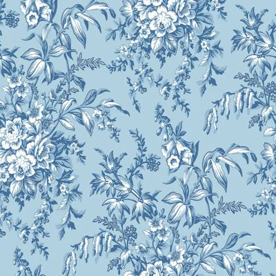 Laura Ashley Picardie Tapete - Florales Naturschönes Design Laura Ashley Picardie Tapete - Florales Naturschönes Design