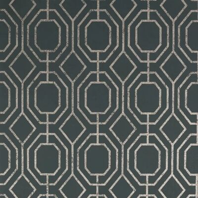 Superfresco Easy Teal Luxe Geometric Wallpaper - Tapeten Superfresco Easy Teal Luxe Geometric Wallpaper - Tapeten