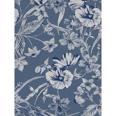 Laura Ashley Summerhill Tapete - Blau - 52m x 10m - Romantisches Design Laura Ashley Summerhill Tapete - Blau - 52m x 10m - Romantisches Design
