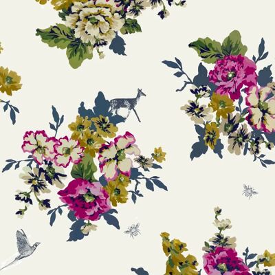 Joules Floral Creme Tapete - Modernes Zuhause Joules Floral Creme Tapete - Modernes Zuhause