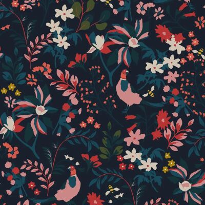Joules Fields Edge Floral Tapete - Blumenmuster Joules Fields Edge Floral Tapete - Blumenmuster