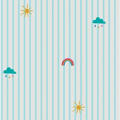 Joules Haze Blue Tapete - Moderne, Einfach Entfernbare Vinylgestaltung Joules Haze Blue Tapete - Moderne, Einfach Entfernbare Vinylgestaltung