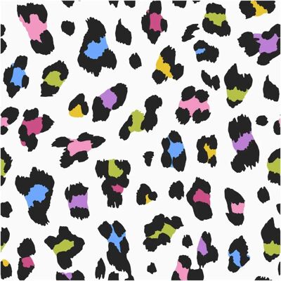 Envy Big Cat Animal Print Wallpaper - Multi Envy Big Cat Animal Print Wallpaper - Multi