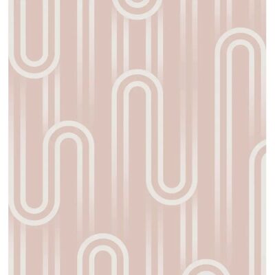 Envy Ups n Downs Geometric Wallpaper rosa - Tapete Envy Ups n Downs Geometric Wallpaper rosa - Tapete