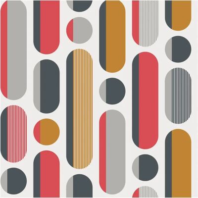 Envy Morse Geometric Wallpaper grey - Wallpaper Envy Morse Geometric Wallpaper grey - Wallpaper
