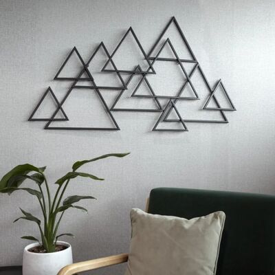 Art for the Home Modern Geo Wandbild - Schwarz Art for the Home Modern Geo Wandbild - Schwarz
