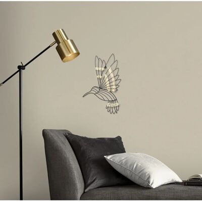 ART FOR THE HOME Vogel - Metall Wanddeko, Schwarz, 26x36cm - Wandbild ART FOR THE HOME Vogel - Metall Wanddeko, Schwarz, 26x36cm - Wandbild