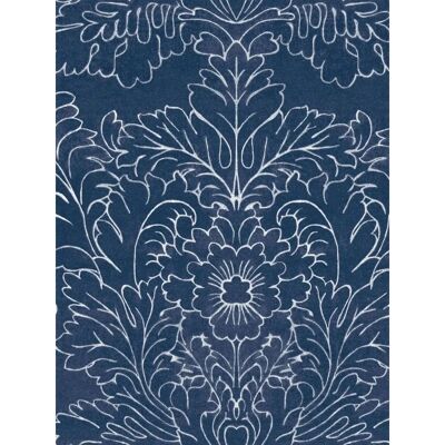 Laura Ashley Silchester Tapete - Blau, 10m x 52cm - Tapeten Laura Ashley Silchester Tapete - Blau, 10m x 52cm - Tapeten