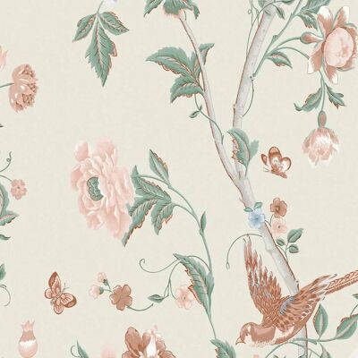 Laura Ashley Sommerpalast Tapete - Chinoiserie Muster Dekor Laura Ashley Sommerpalast Tapete - Chinoiserie Muster Dekor