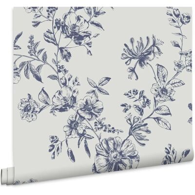 Joules Beigefarbene Blumen Tapete - Wandbekleidung Joules Beigefarbene Blumen Tapete - Wandbekleidung