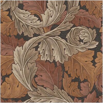 William Morris at Home Acanthus Wallpaper - Orange Decor William Morris at Home Acanthus Wallpaper - Orange Decor