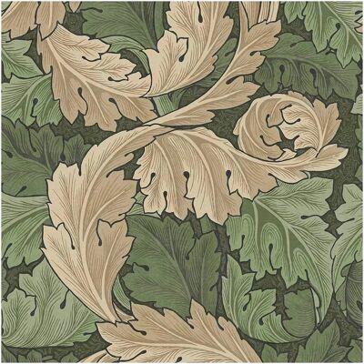 William Morris Acanthus Tapete - Grün & Blau - Tapete William Morris Acanthus Tapete - Grün & Blau - Tapete