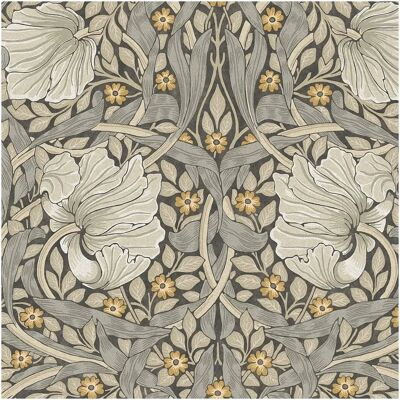 William Morris Pimpernel Grau Tapete - Wandbeklebung William Morris Pimpernel Grau Tapete - Wandbeklebung