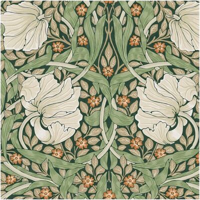William Morris Pimpernel Tapete - Grün, 10m x 52cm William Morris Pimpernel Tapete - Grün, 10m x 52cm