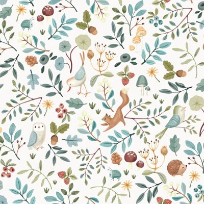 Little Dutch - Forest Wonders - Multicolor - Wallpaper Little Dutch - Forest Wonders - Multicolor - Wallpaper