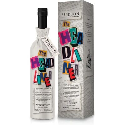 Penderyn Distillery The Headliner Icons of Wales #9 46% 0.7l Penderyn Distillery The Headliner Icons of Wales #9 46% 0.7l
