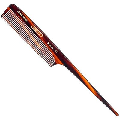Kent Tortoiseshell Effect Handcrafted Tail Comb - 8T - Tail Comb Kent Tortoiseshell Effect Handcrafted Tail Comb - 8T - Tail Comb