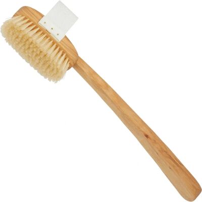 Kent FD3 Bath Brush - Natural Bristle & Beechwood Kent FD3 Bath Brush - Natural Bristle & Beechwood