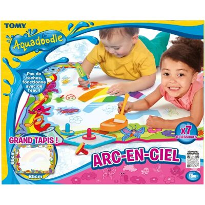 Tomy Aquadoodle Rainbow Water Drawing Mat - Large, Mess-Free Tomy Aquadoodle Rainbow Water Drawing Mat - Large, Mess-Free