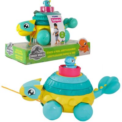 Toomies Jurassic World Ankylosaurus Stapel- & Nachzieh Dinosaurier - ab 12 Monaten Toomies Jurassic World Ankylosaurus Stapel- & Nachzieh Dinosaurier - ab 12 Monaten