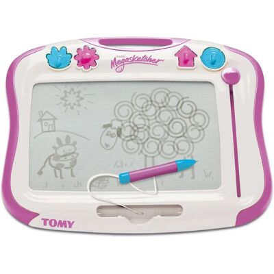 Tomy Megasketcher Violet - Écran de Dessin Précis - 45x35cm - Pour Enfants 3+ Galets Tomy Megasketcher Violet - Écran de Dessin Précis - 45x35cm - Pour Enfants 3+ Galets