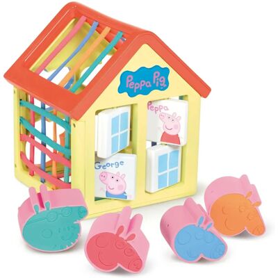 Tomy Winka Peppa Spielhaus - Peppa Schwein - Formensortierer - Weiß - Spielhaus Tomy Winka Peppa Spielhaus - Peppa Schwein - Formensortierer - Weiß - Spielhaus