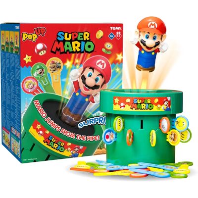 Tomy Mario Pop Up Brettspiel - Klassisch, Münz- und Teamspiel Tomy Mario Pop Up Brettspiel - Klassisch, Münz- und Teamspiel