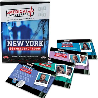 Tomy Medical Mysteries Board Game - Cooperative Medical Mystery Game with 4 Cases to Solve - Choose Your Own Adventure Hospital Detective Game for 14+ Years Tomy Medical Mysteries Board Game - Cooperative Medical Mystery Game with 4 Cases to Solve - Choose Your Own Adventure Hospital Detective Game for 14+ Years