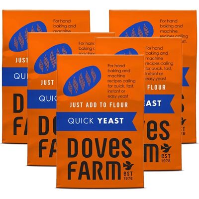 Levure rapide de Doves Farm - Levure - 125g - Publicité Levure rapide de Doves Farm - Levure - 125g - Publicité