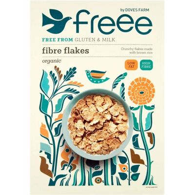 Doves Farm Gluten Free Organic Fibre Flakes - Cereal Doves Farm Gluten Free Organic Fibre Flakes - Cereal