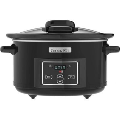 Crock-Pot CSC052X Olla de cocción lenta - 4,7L - Negro, Plata Crock-Pot CSC052X Olla de cocción lenta - 4,7L - Negro, Plata