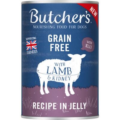 Butcher's Original Recept i Gelé - Hundmat med lamm Butcher's Original Recept i Gelé - Hundmat med lamm