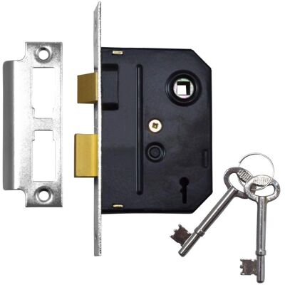 Union 2295 2 Lever Mortice Sashlock - Chrome Finish - Mortice Sashlock Union 2295 2 Lever Mortice Sashlock - Chrome Finish - Mortice Sashlock